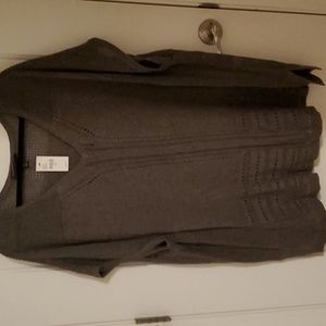 Lane Bryant Olive green short open sleeve sweater NWT